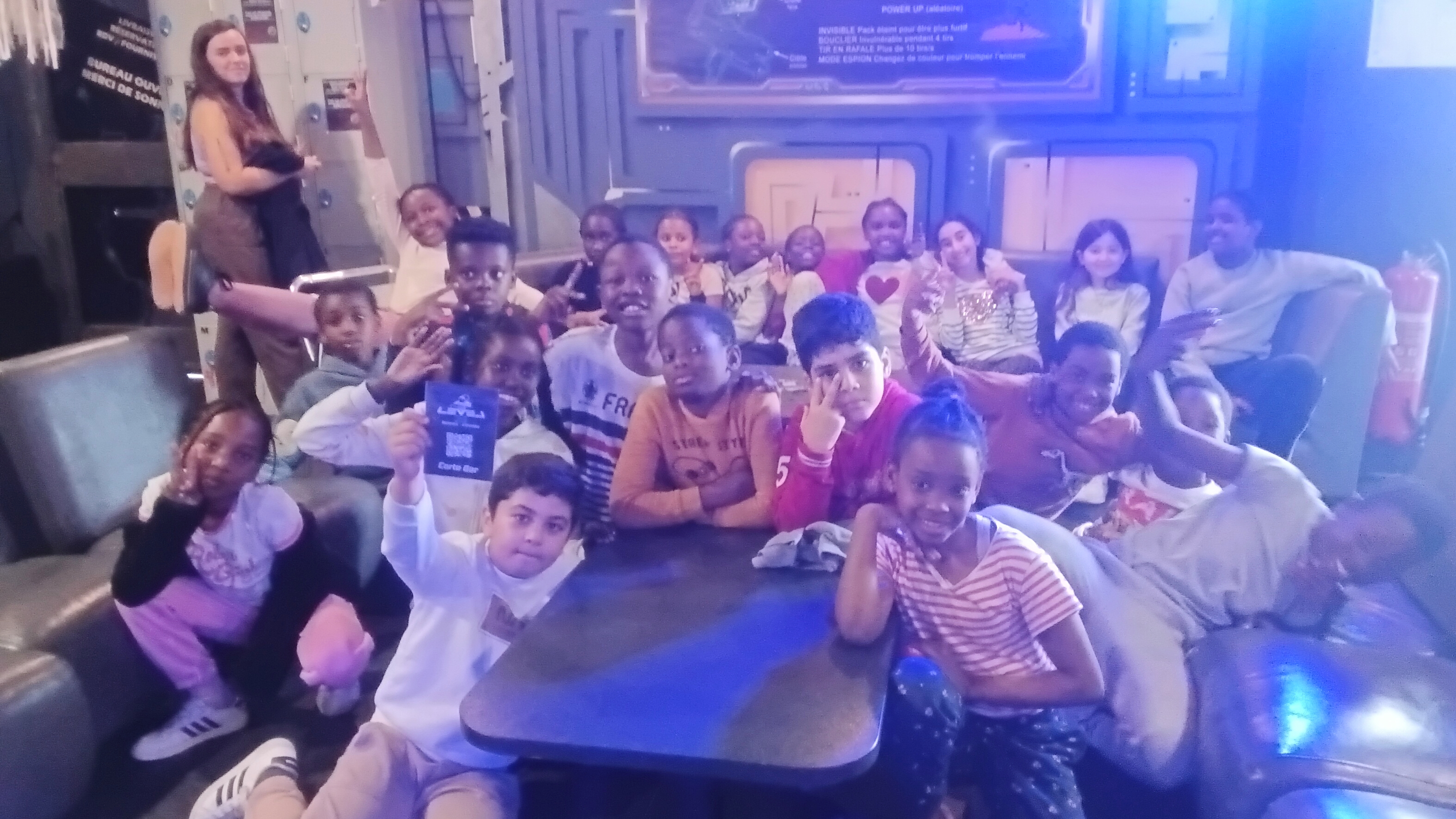Ecole ouverte : sortie au Laser Game