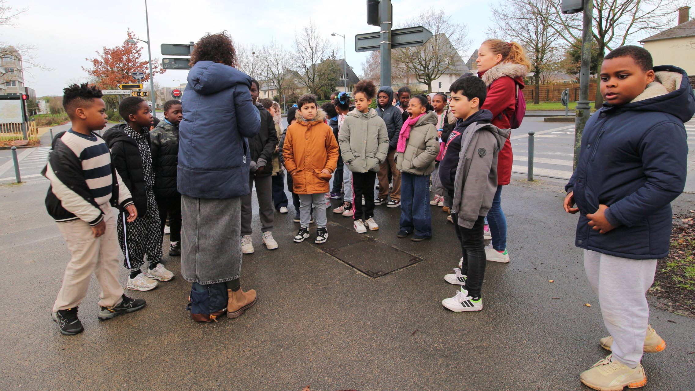 Classe promenade : la rue de Brocéliande en images